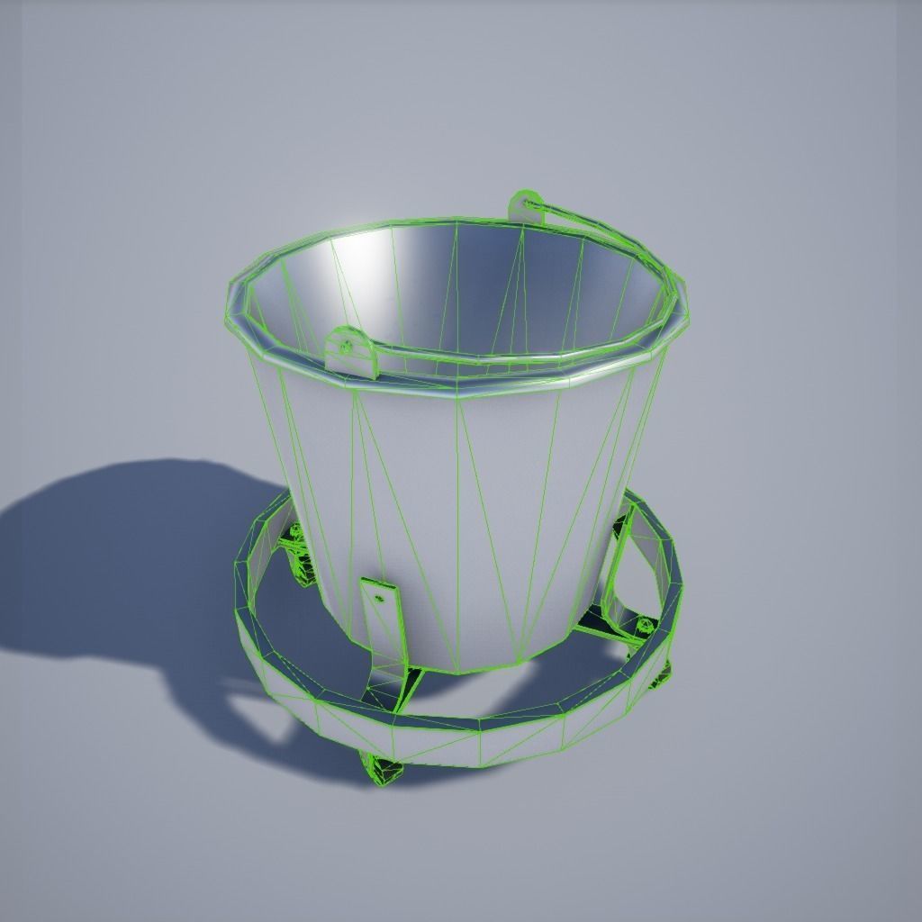 Surgical Room Accessories 01 Low-poly 3D model_7