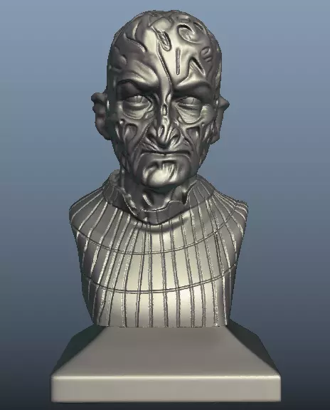 Freddy Krueger bust 2 3D print model