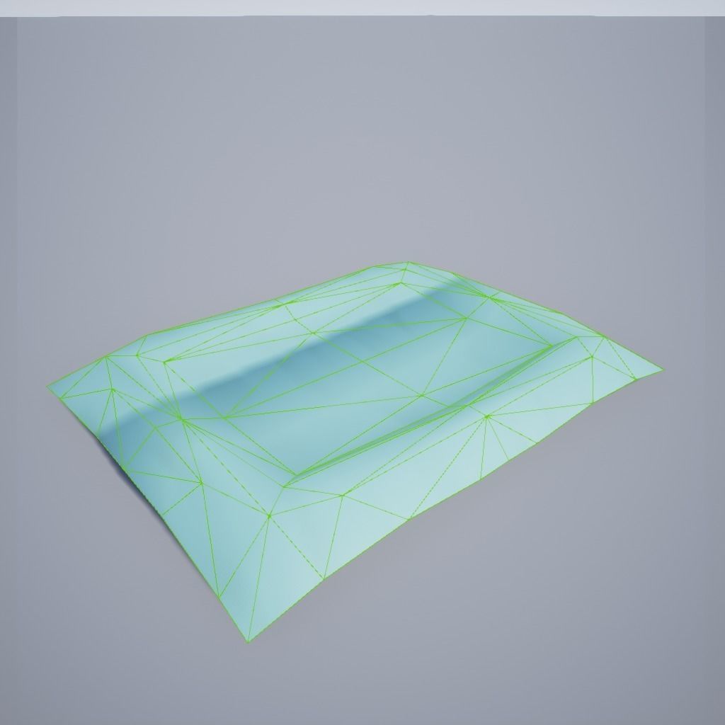 Hospital Surgery Trays and Instruments Low-poly 3D model_3