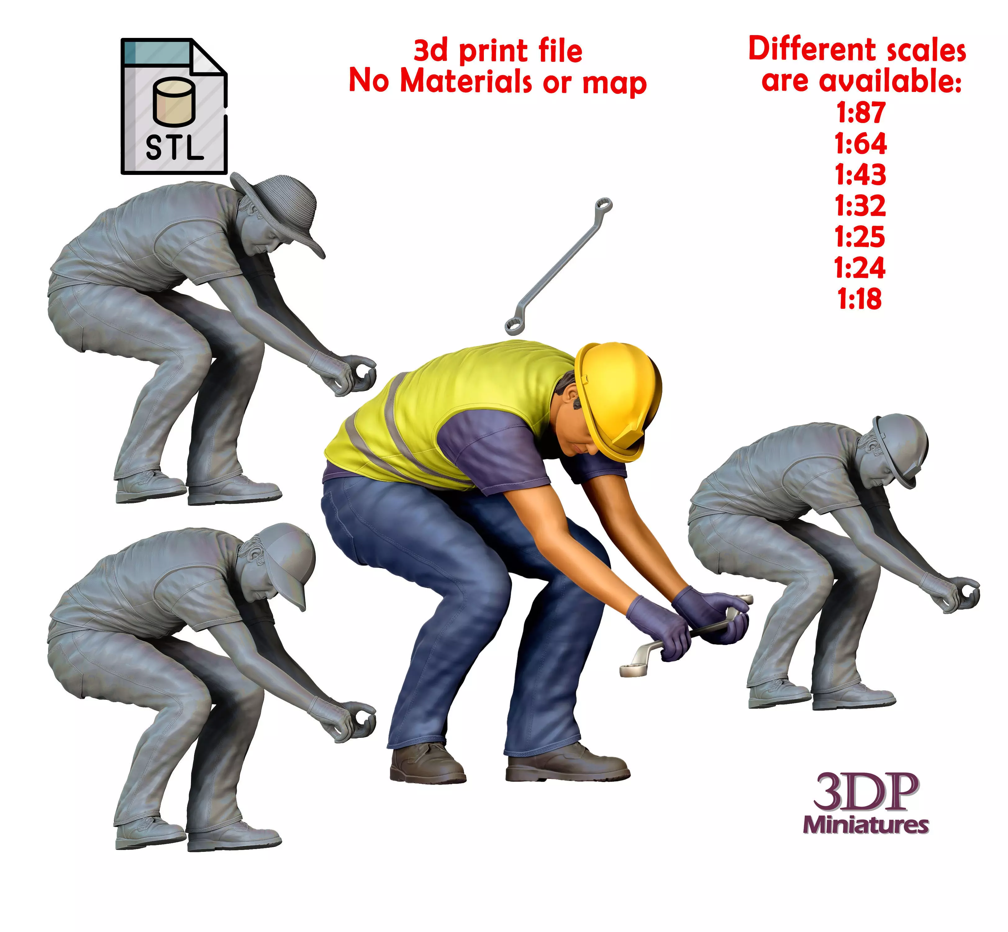 N7 Railway Track Worker 3D print model