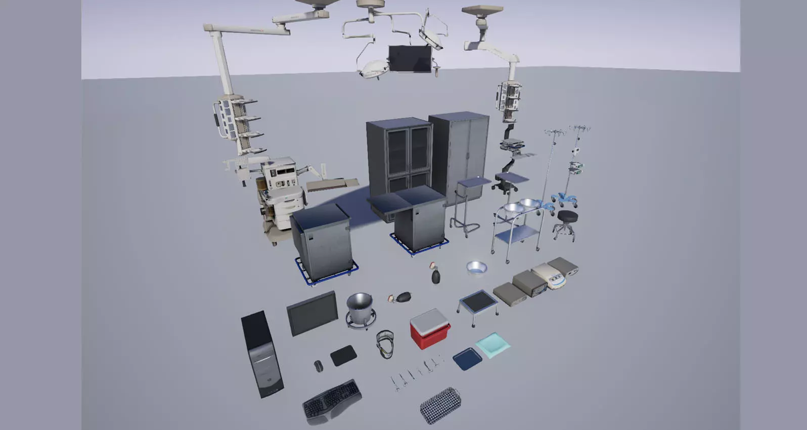 Hospital Operating Room Pack 3D model