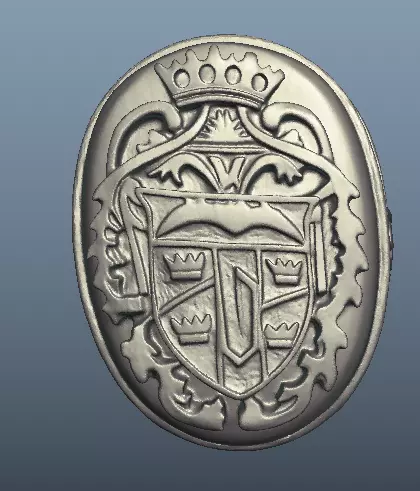 Dracula ring Mummy ring wolfman cane dracula medal 3D print model