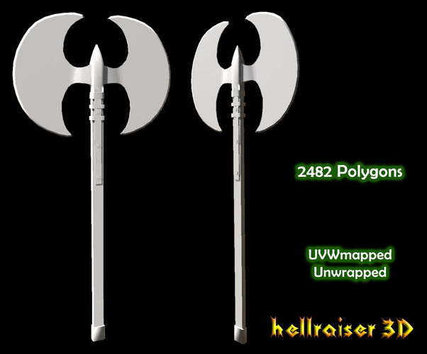 Battle Axe - Free Free low-poly 3D model