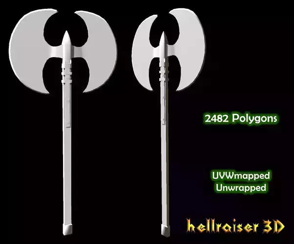 Battle Axe - Free Free low-poly 3D model