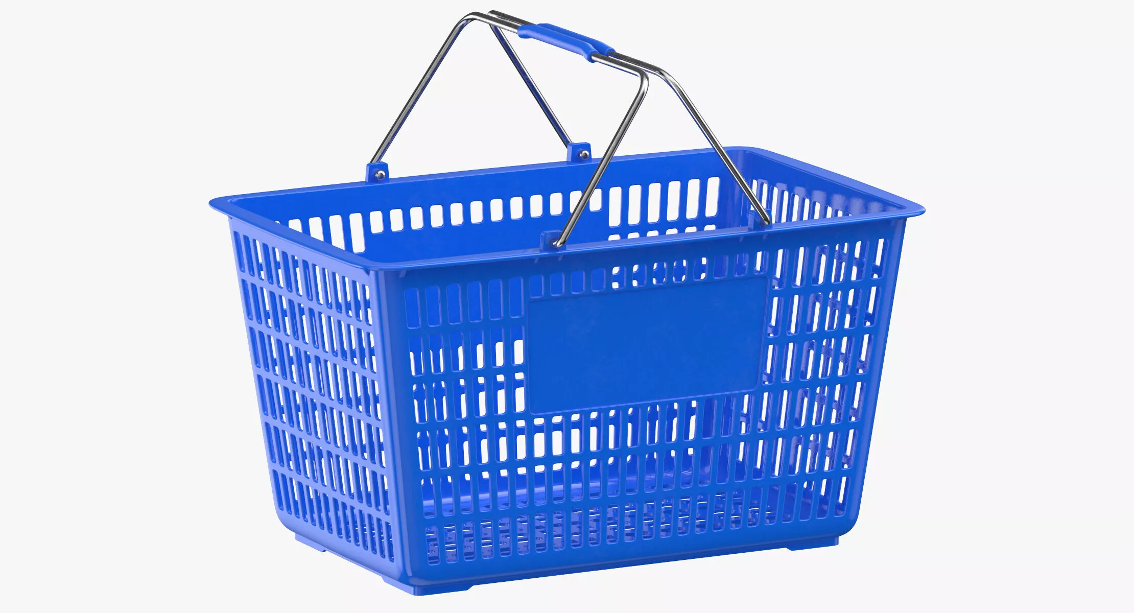 Plastic Shopping Crate 01 3D model