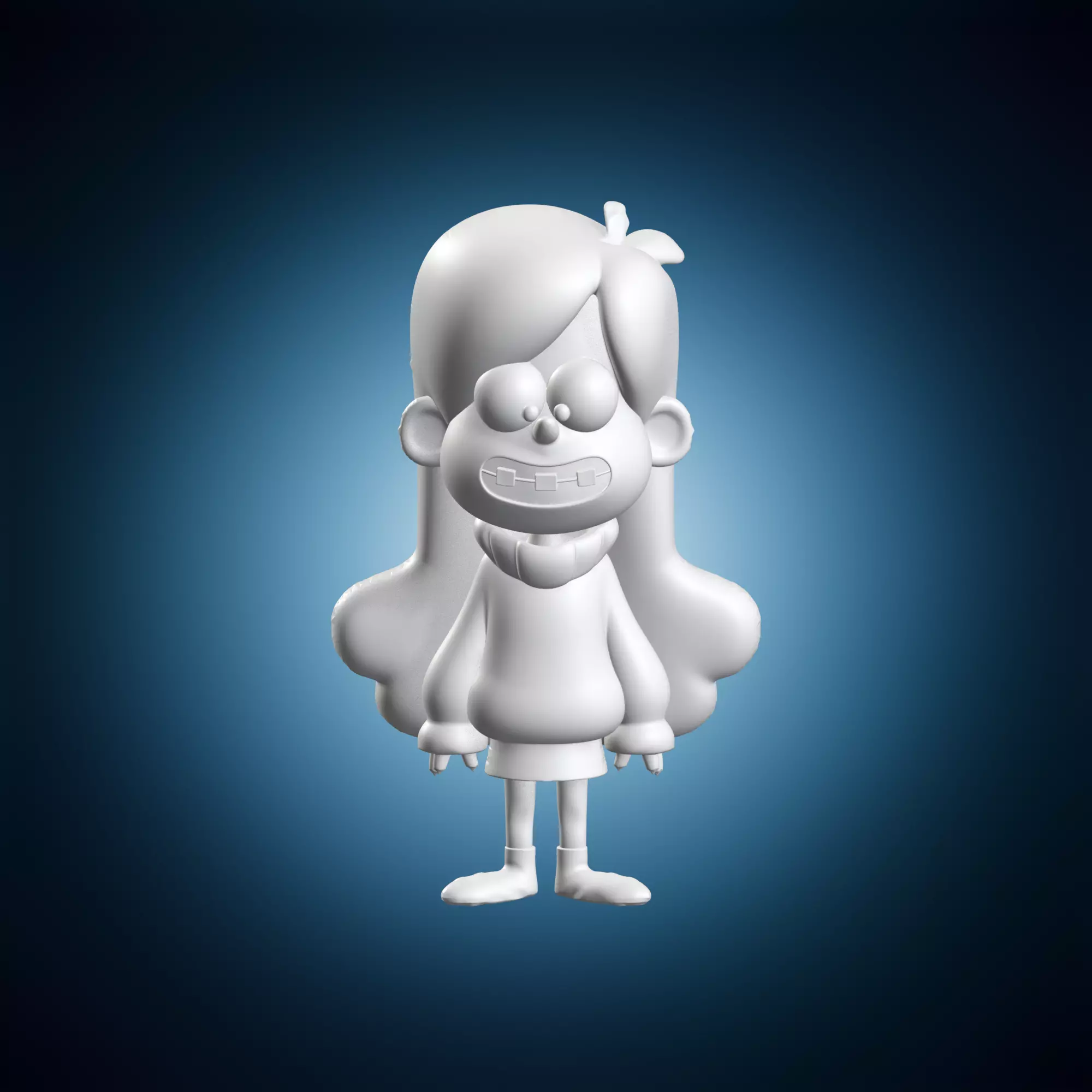 Mabel Pines Sculpture 3D print model