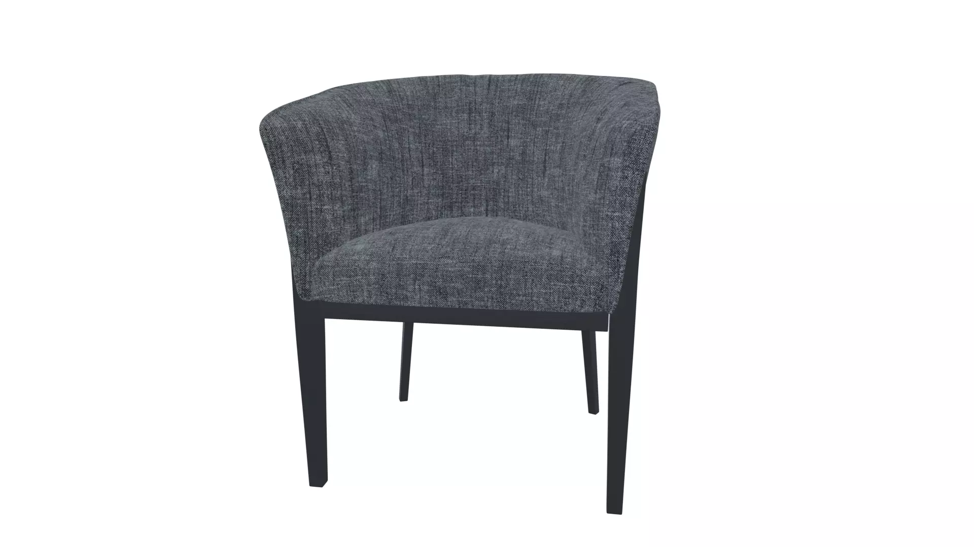 Luna Organic Accent Lounge Chair 3D model
