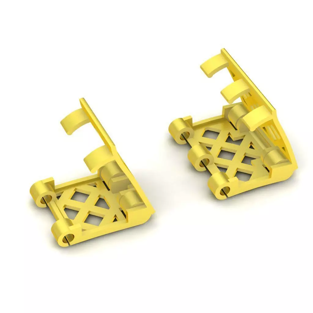 9mm 13mm Box Clasp Bracelet Lock Mechanism 208a 3D print model