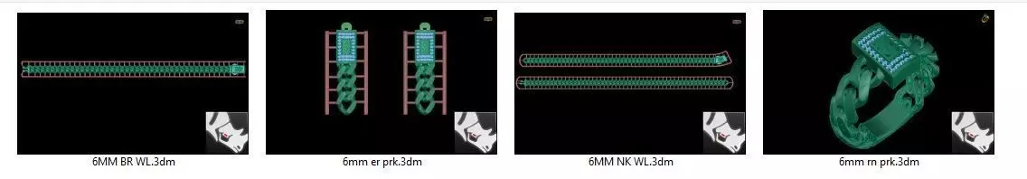 MONACO CUBAN FULL SET 3D print model