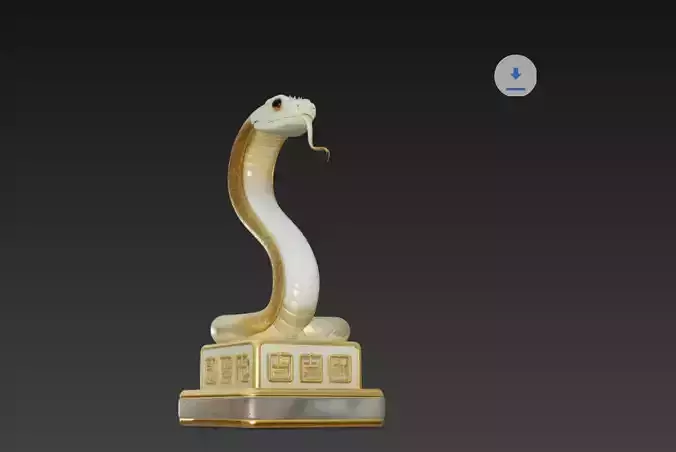Cobra Snake Decorative Statue Sculpture      