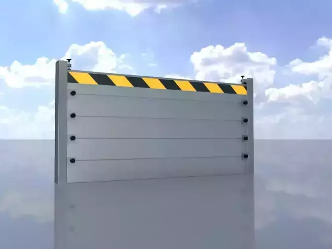 Aluminum Flood Protection Wall 1m x 2m