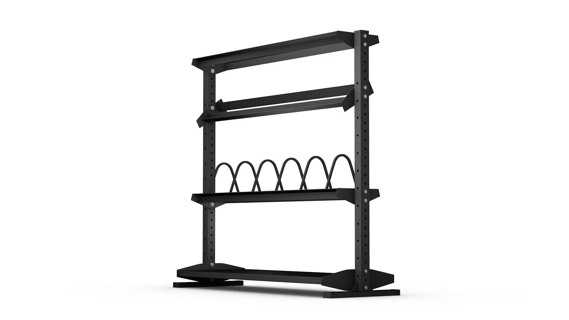 Multi Storage Rack Low-poly 3D model