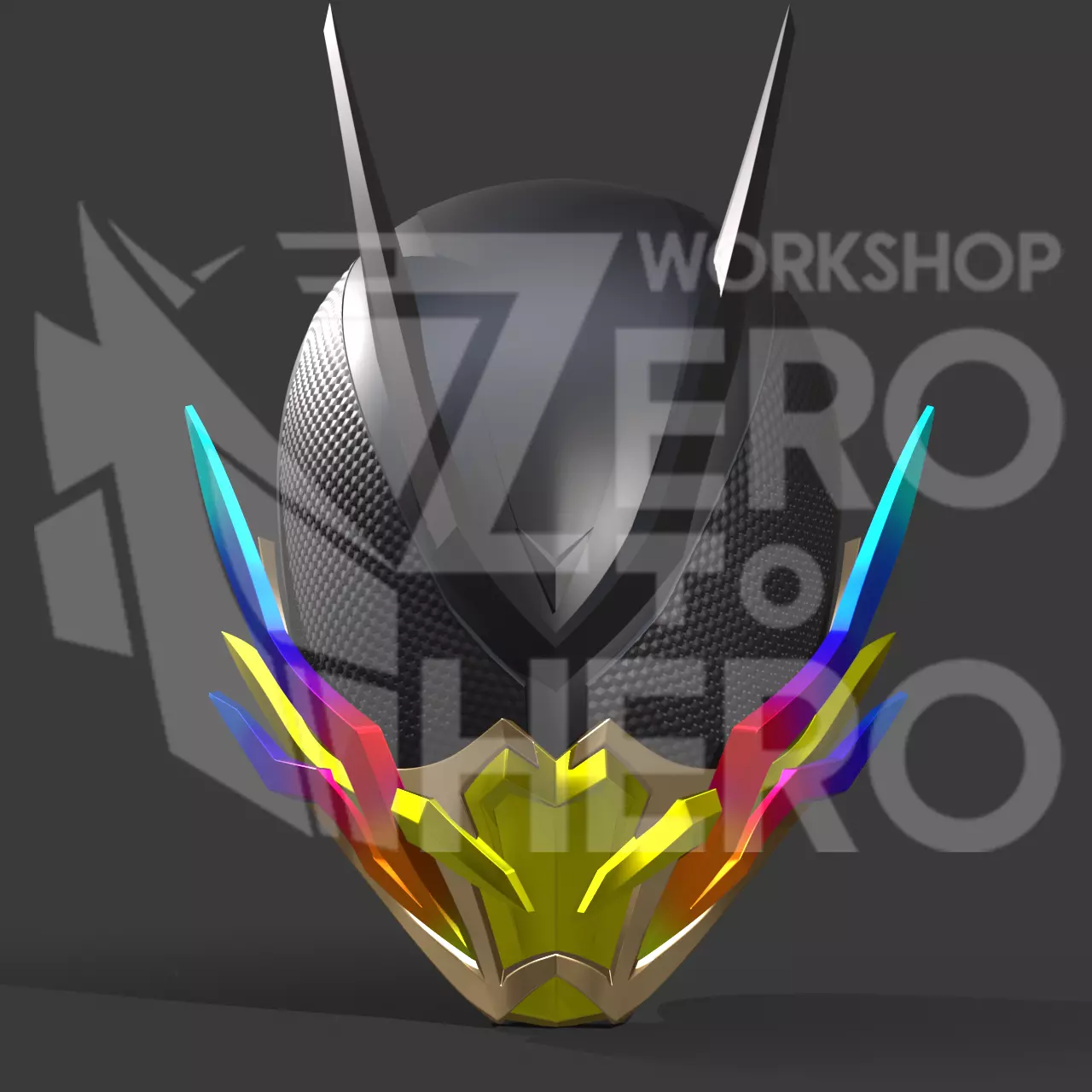 Kamen Rider Plasma booster Mask - only mask 3D print model