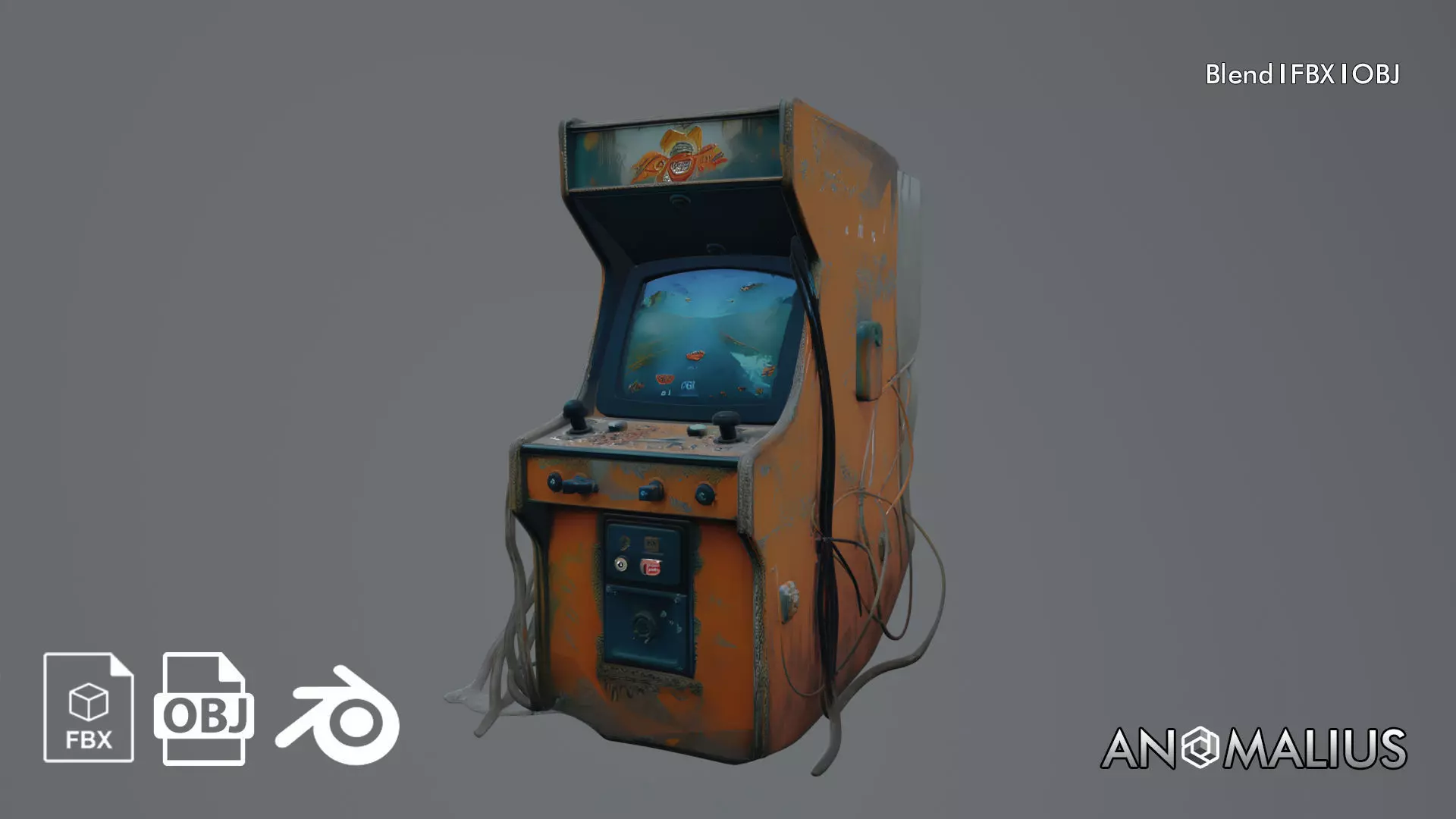 arcade machine 3D model