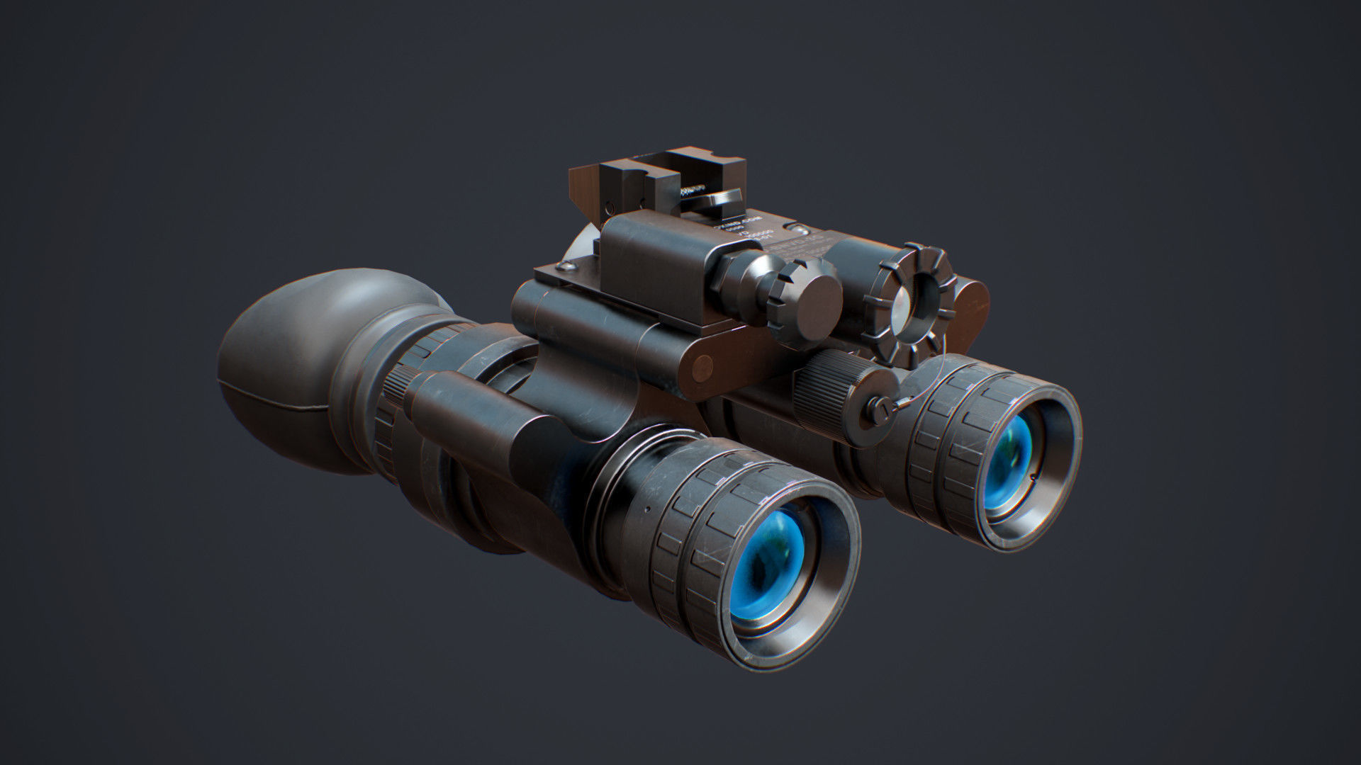 PBR NIGHT VISION GOGGLES Low-poly 3D model_7