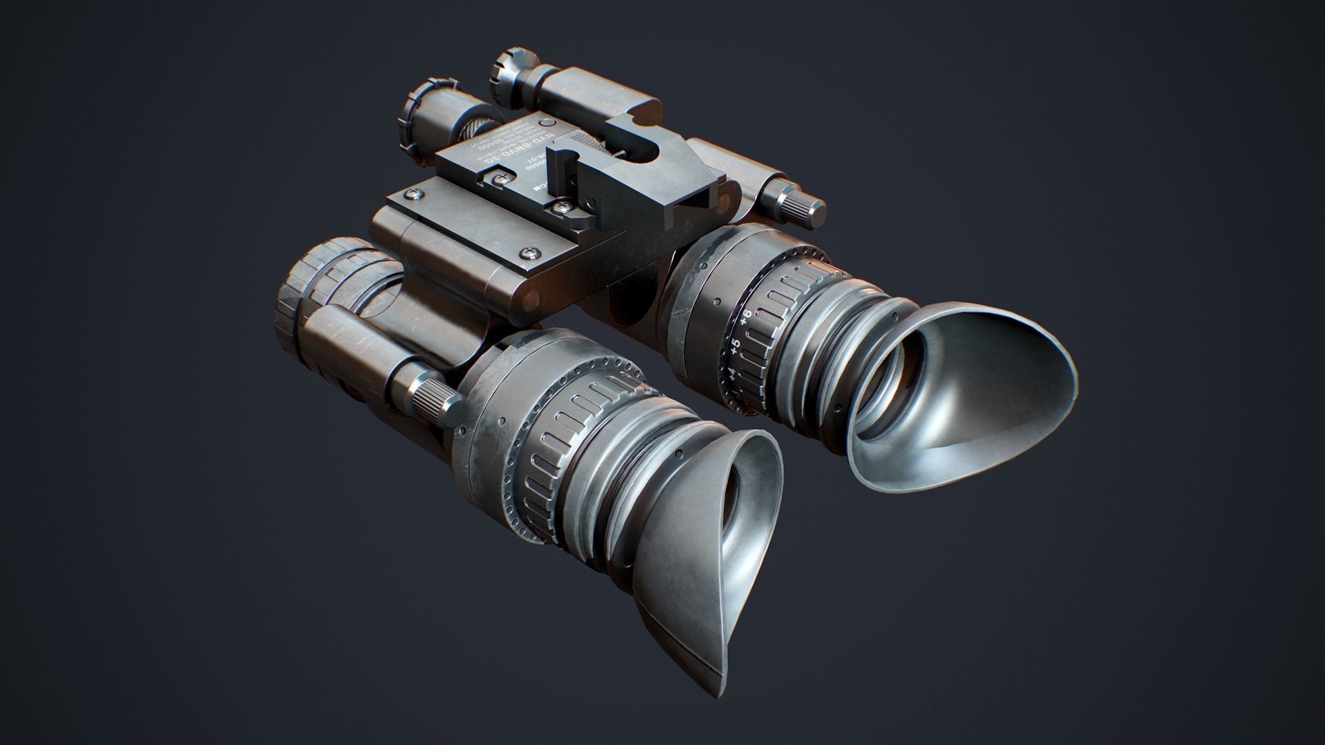 PBR NIGHT VISION GOGGLES Low-poly 3D model_4