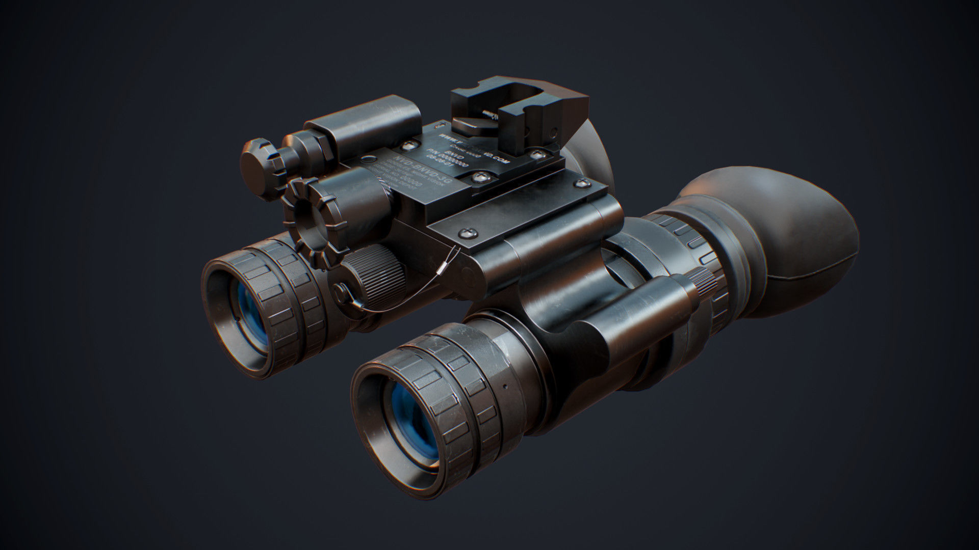 PBR NIGHT VISION GOGGLES Low-poly 3D model_3