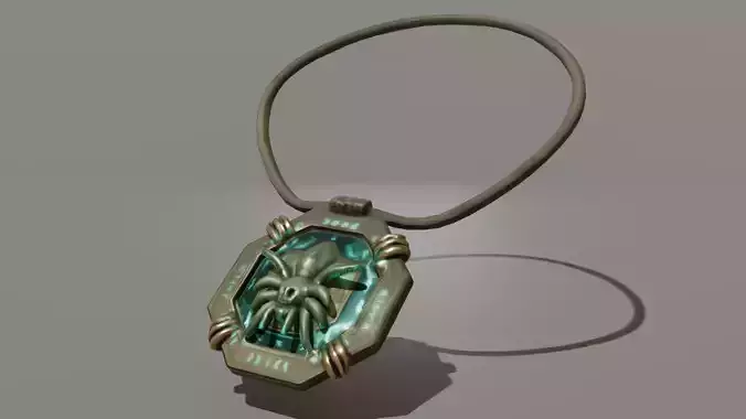 DVL3DStudio Creepy Tarantula Talisman Low Poly Game Ready