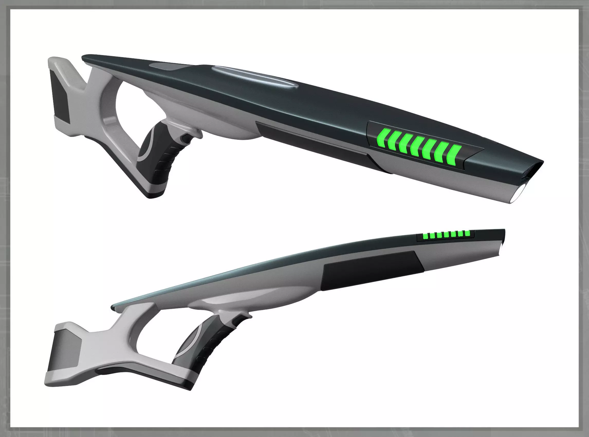 Great White Shark Phaser Rifle 32c 3D print model