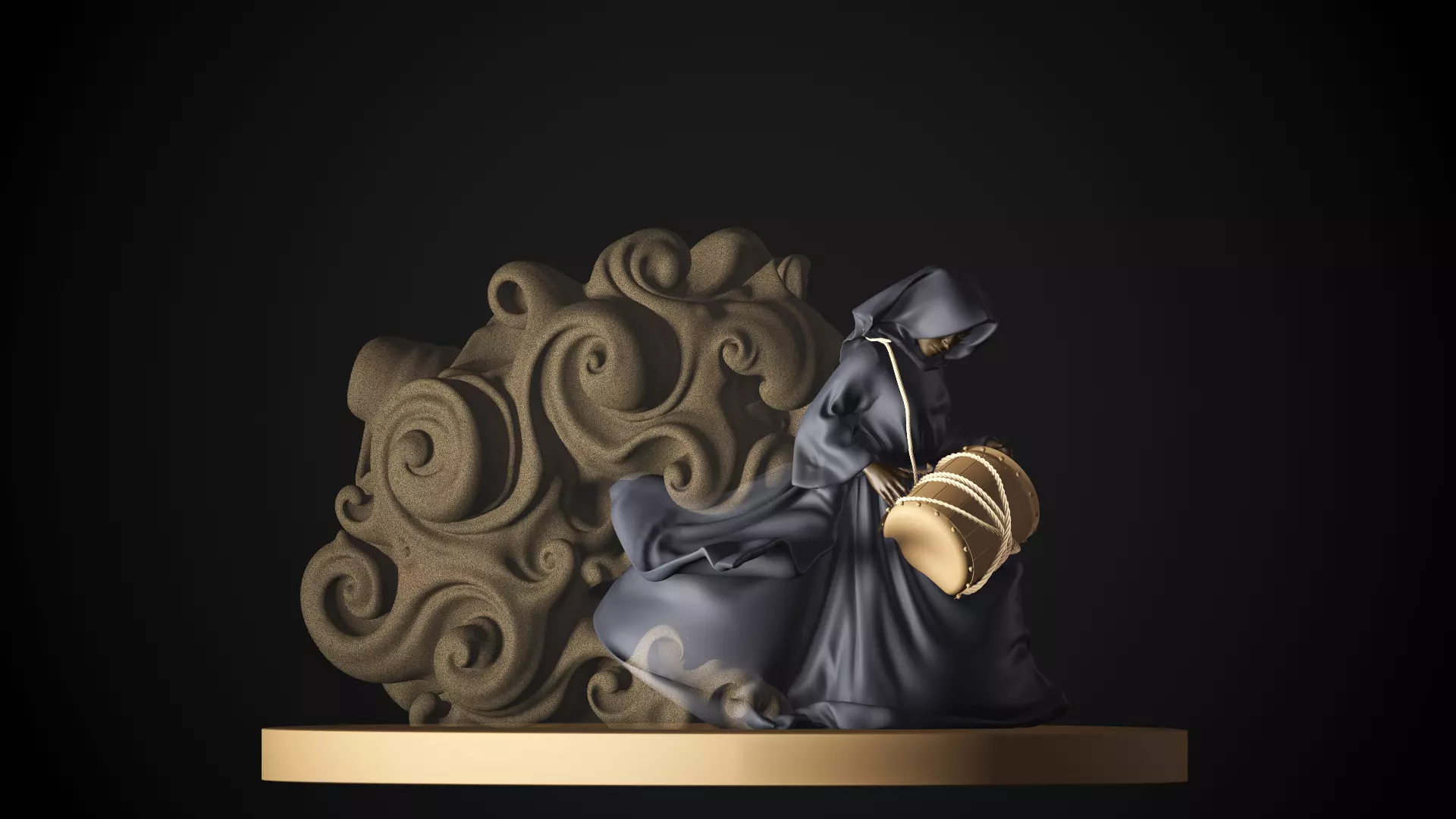 The Sound of the Soul Sufi Dervish Ramadan Special Edition 3D print model