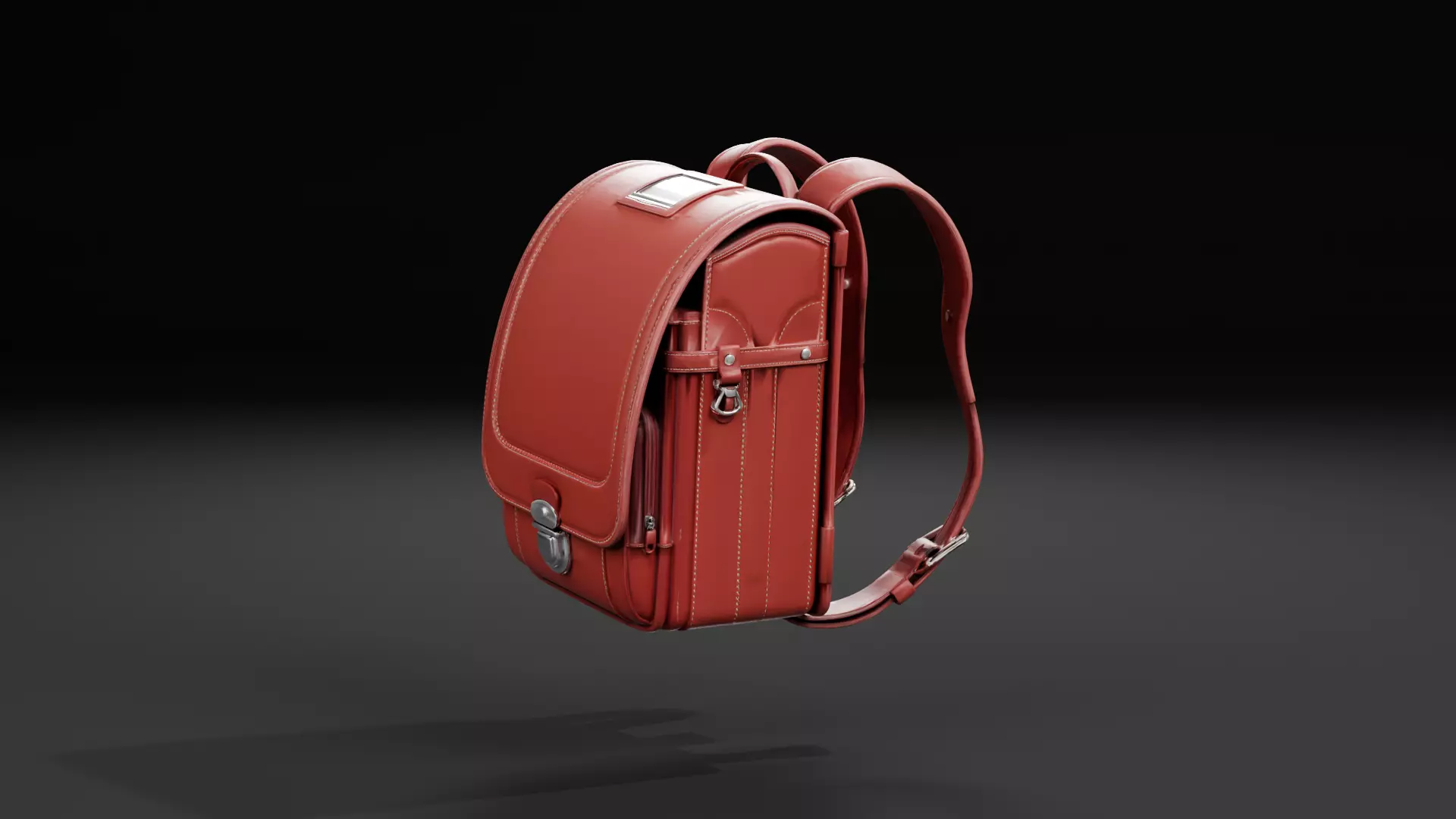 Randoseru Japanese School Backpack PBR Free low-poly 3D model