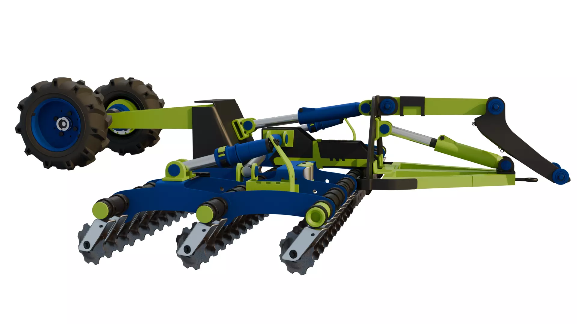 Cultivator Plough 3D model