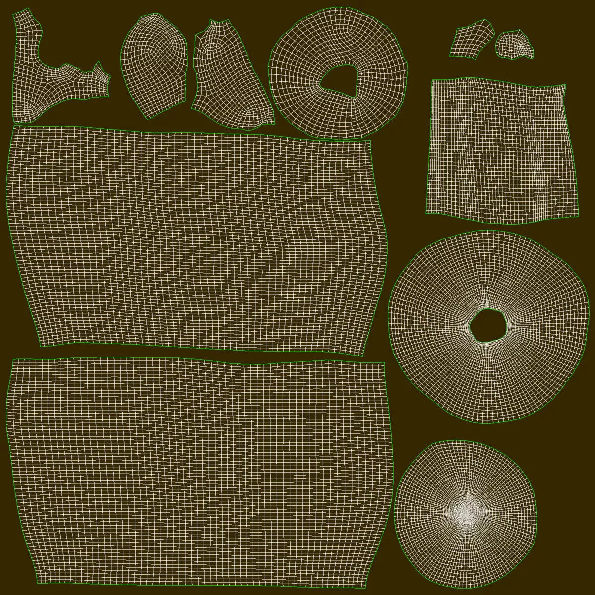 Pumpkin 02 Gold 3D model