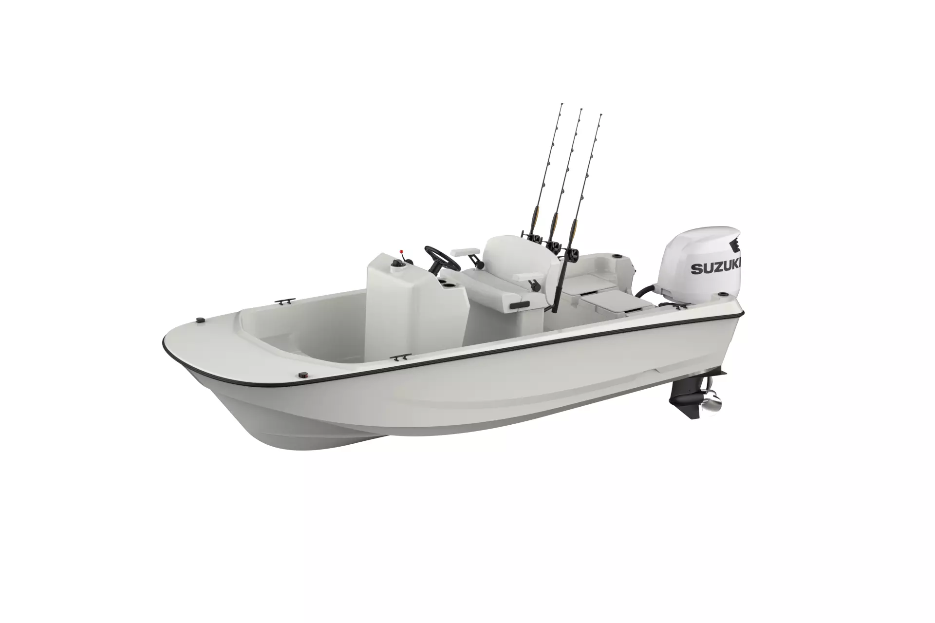 5 Meter Fishing Boat 3D model