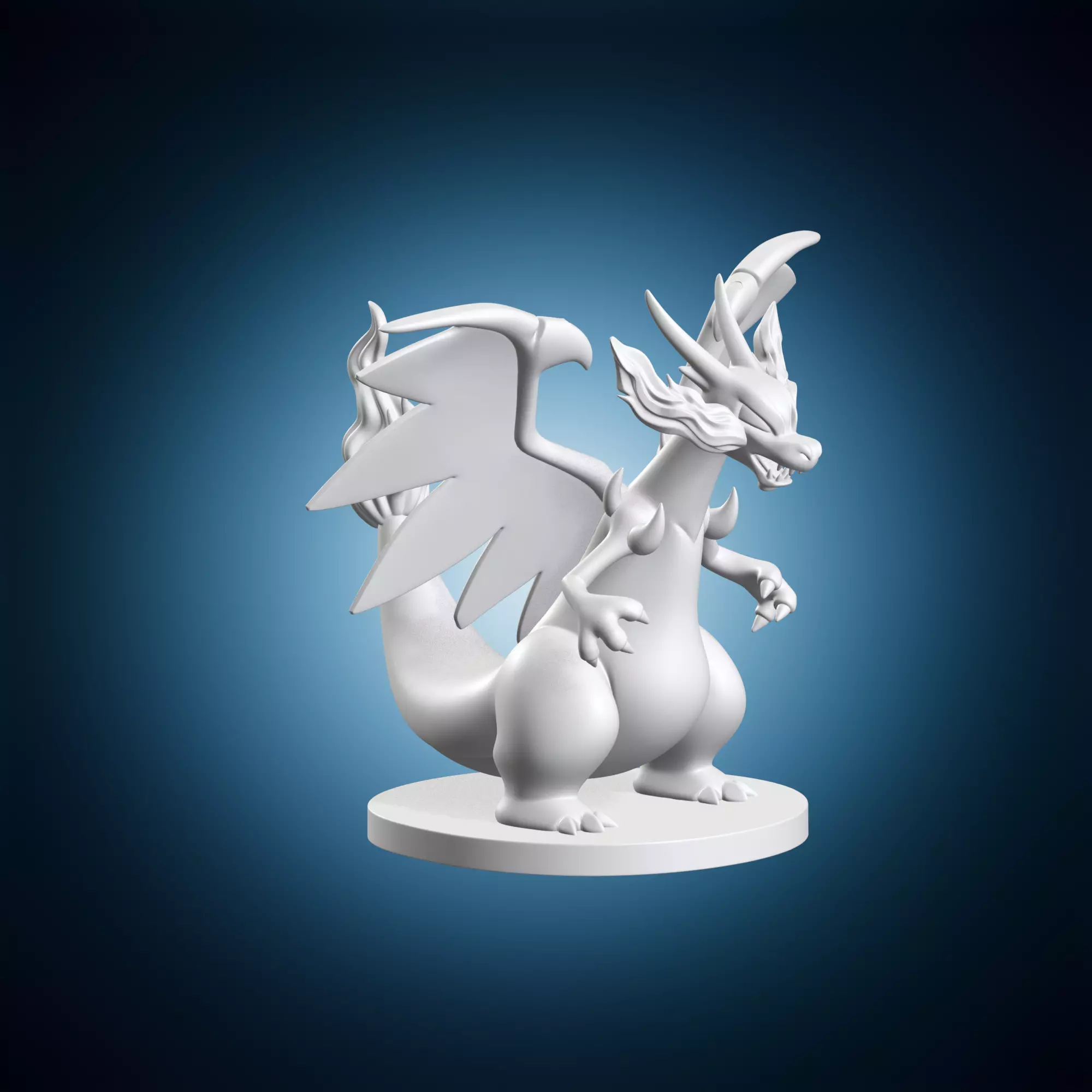 Pokemon Mega Charizard Figurine 3D print model