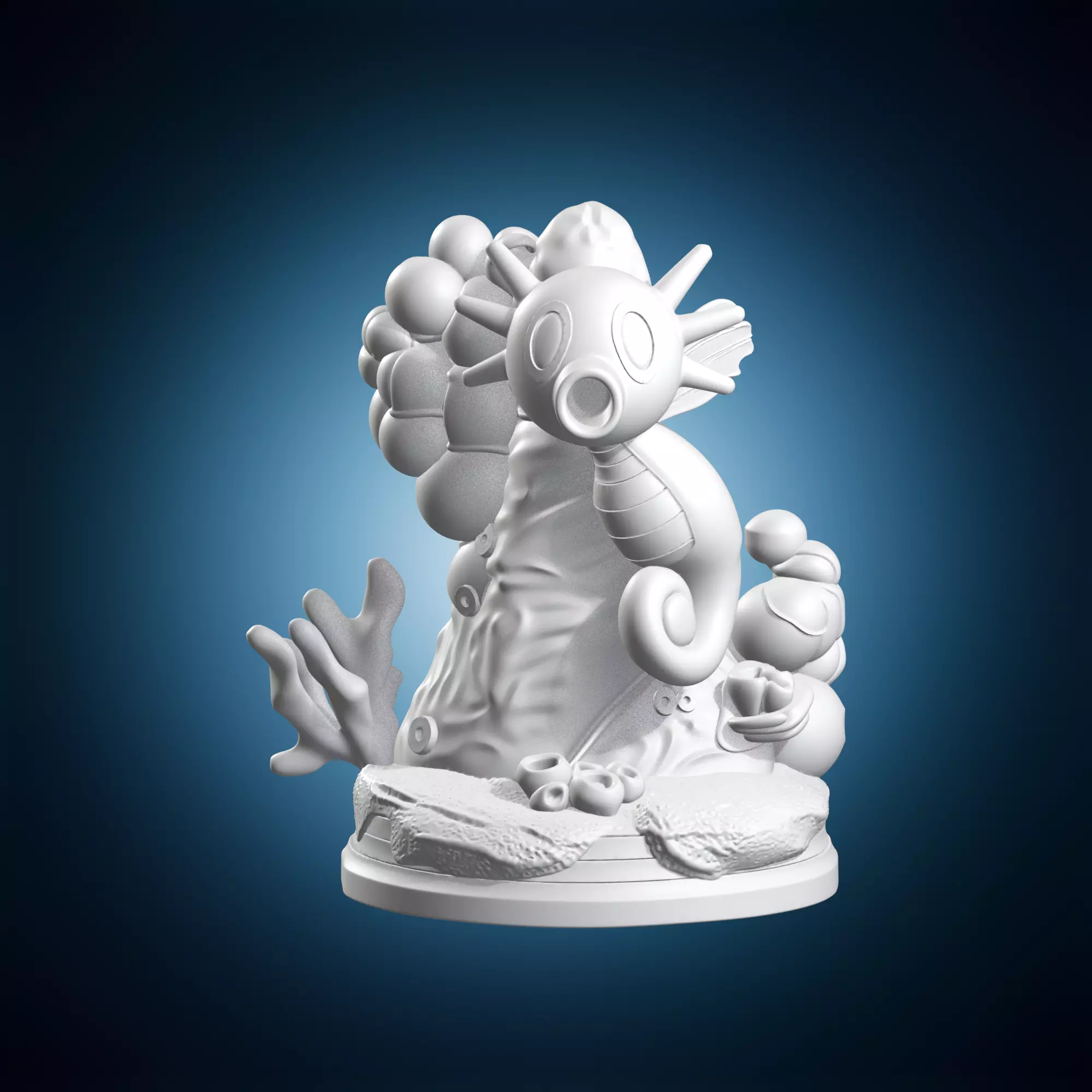 Pokemon Seahorse Miniature 3D print model