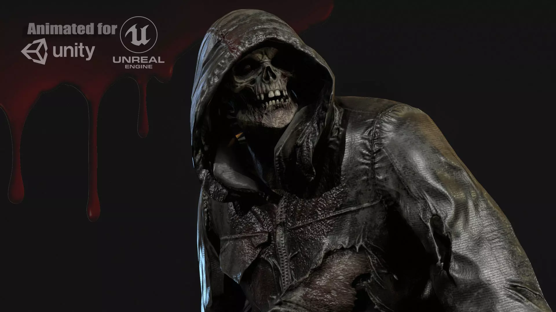 CityZombieN1 Low-poly 3D model