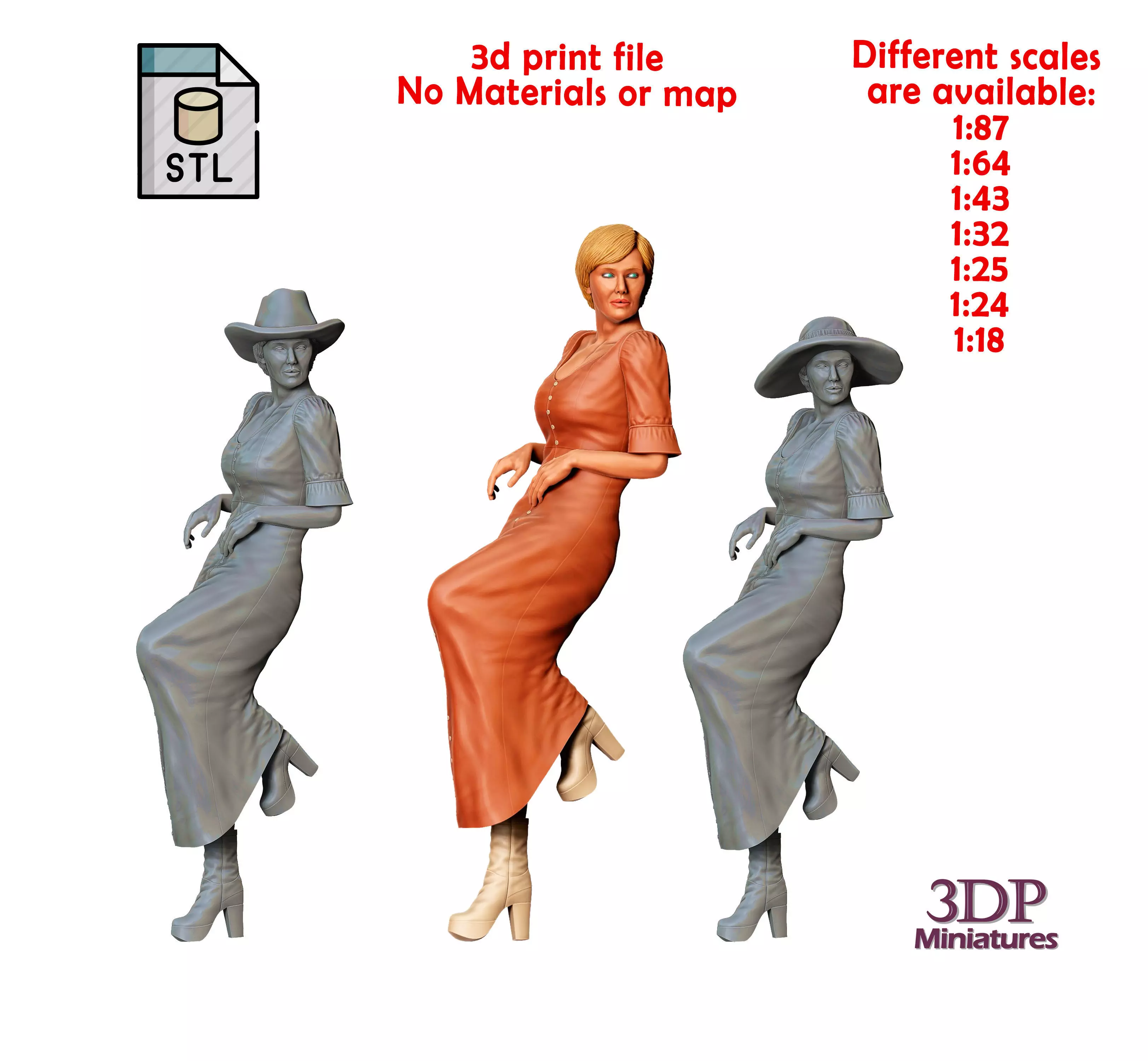 N3 Beth Dutton Kelly Reilly Yellowstone 3D print model