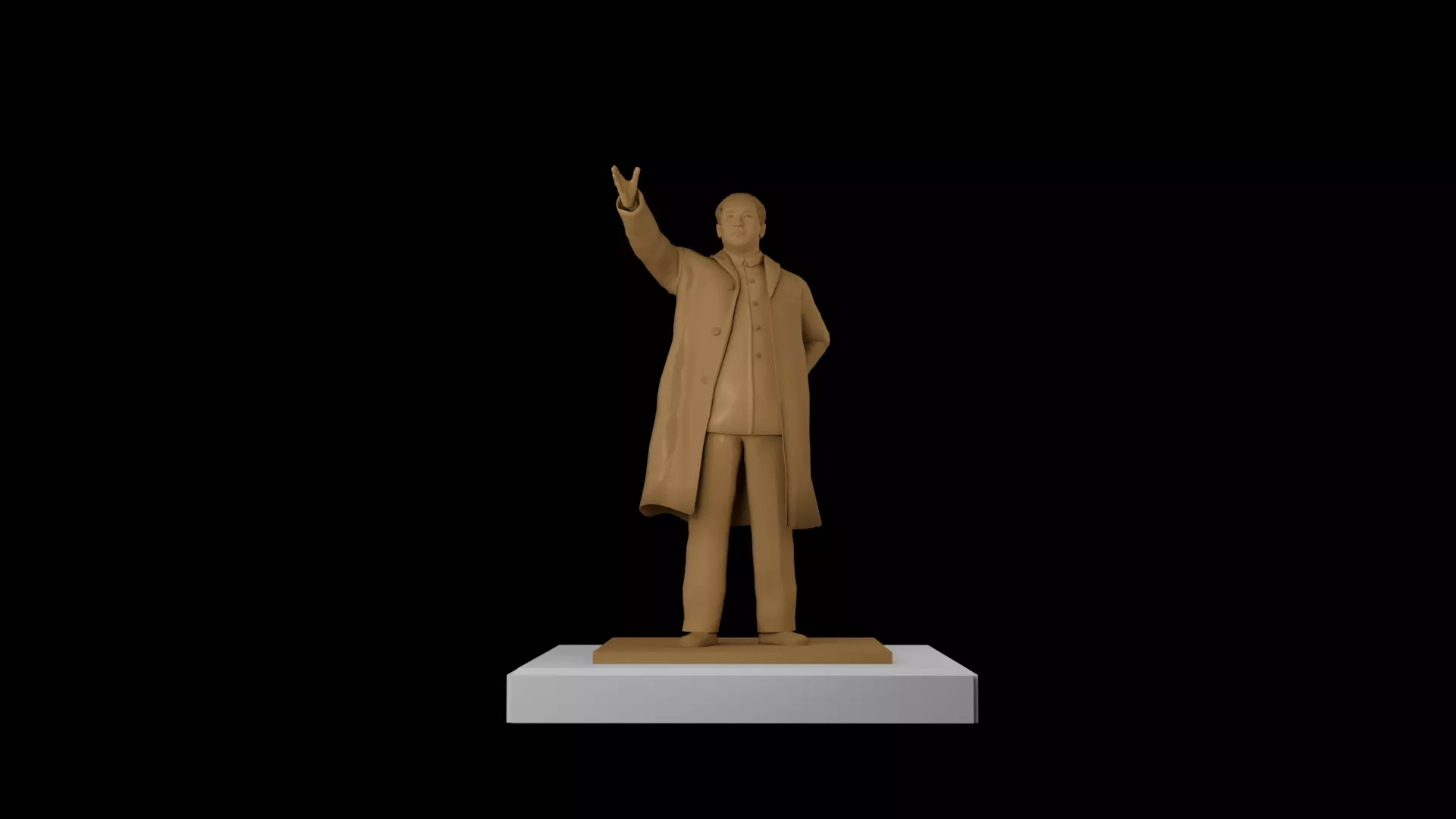 Kim Il Sung Statue aka Mansudae Grand Monument 3D model