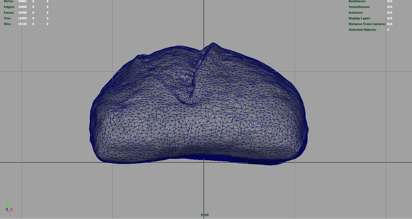 Bread loaf of Low-poly 3D model_9