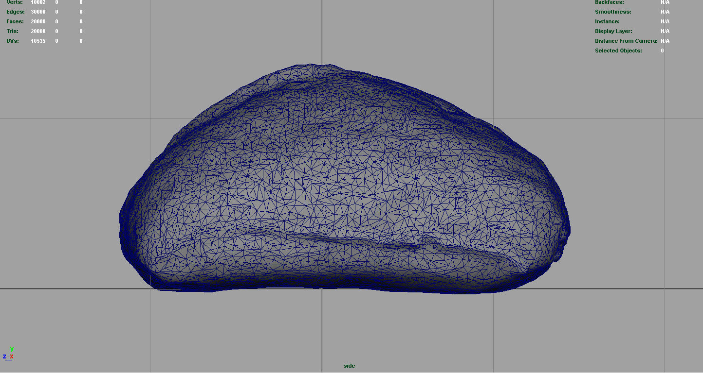 Bread loaf of Low-poly 3D model_10