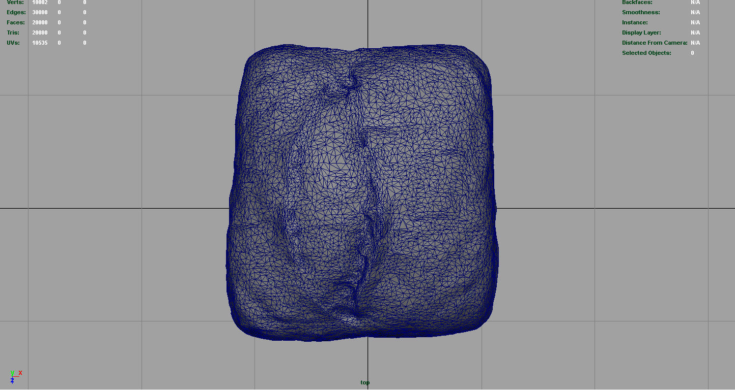 Bread loaf of Low-poly 3D model_8