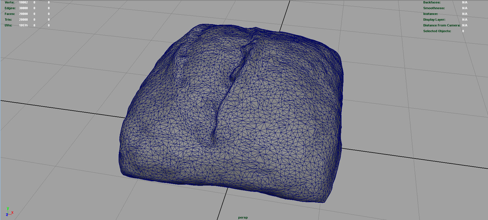 Bread loaf of Low-poly 3D model_3