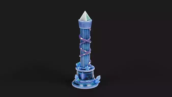 Stylized Crystal Light Pillar