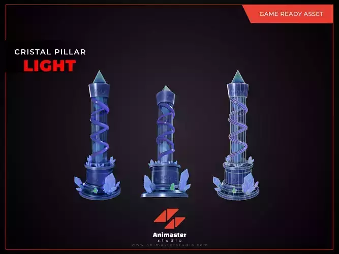 Stylized Crystal Light Pillar