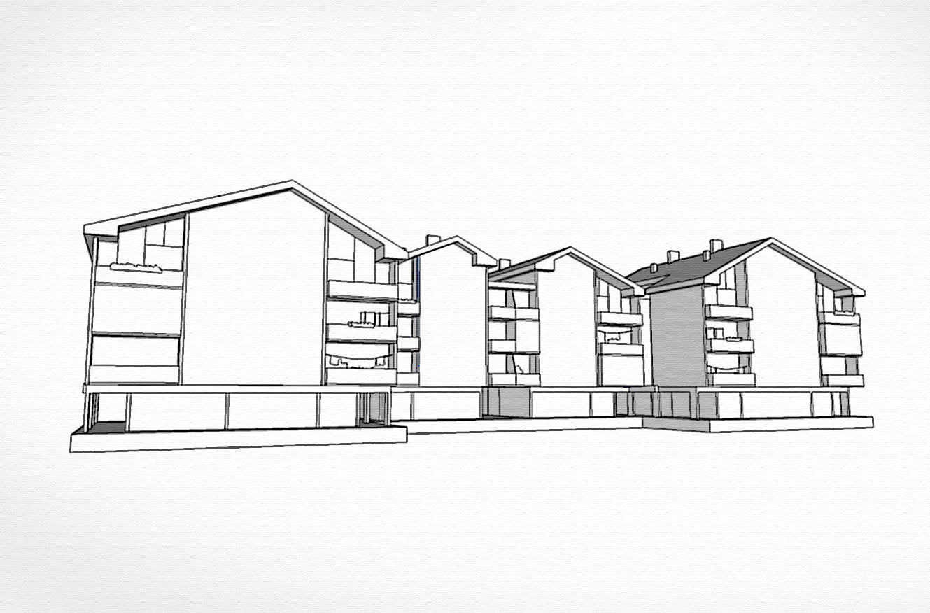 Suburban Condos Pack Low-poly 3D model_8