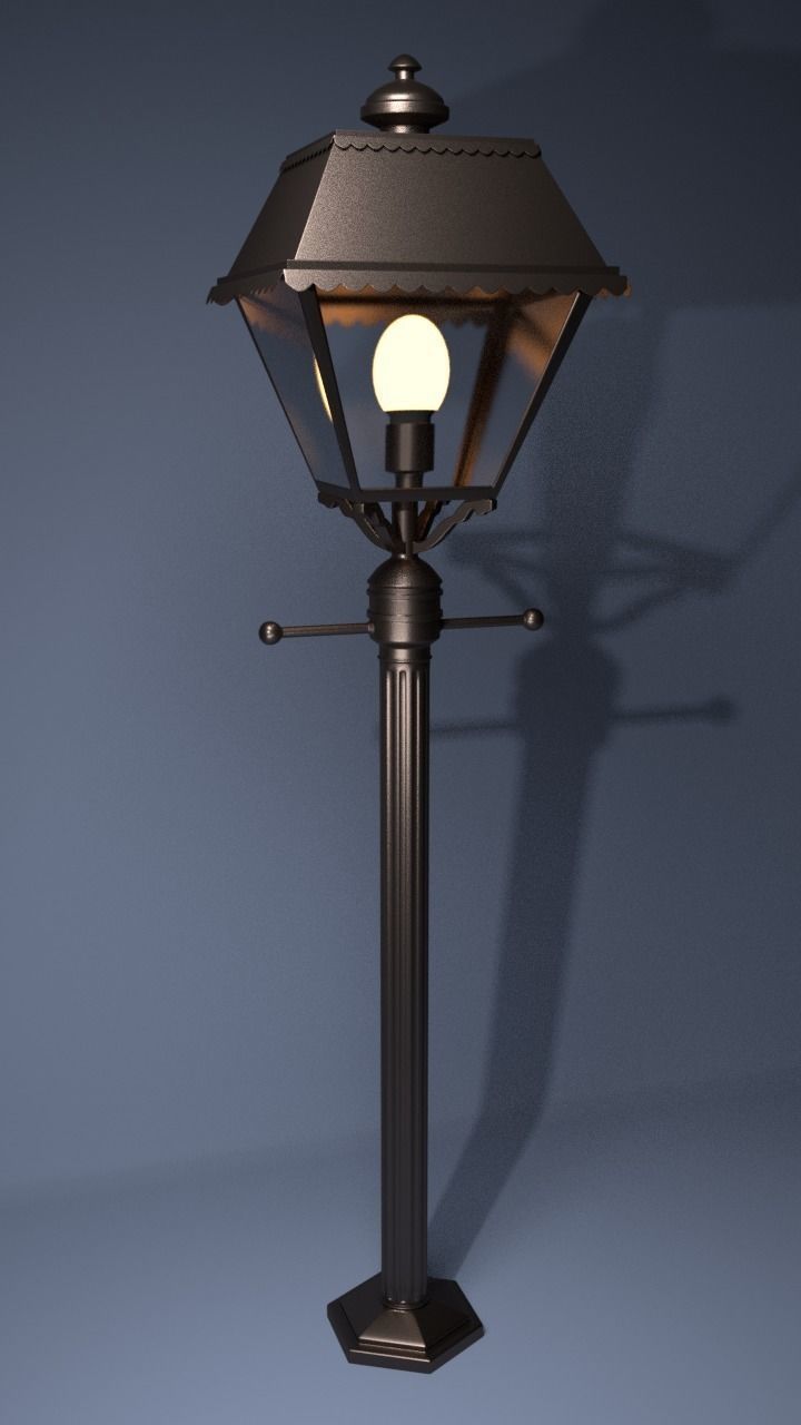 Street Lamp 3D model_2
