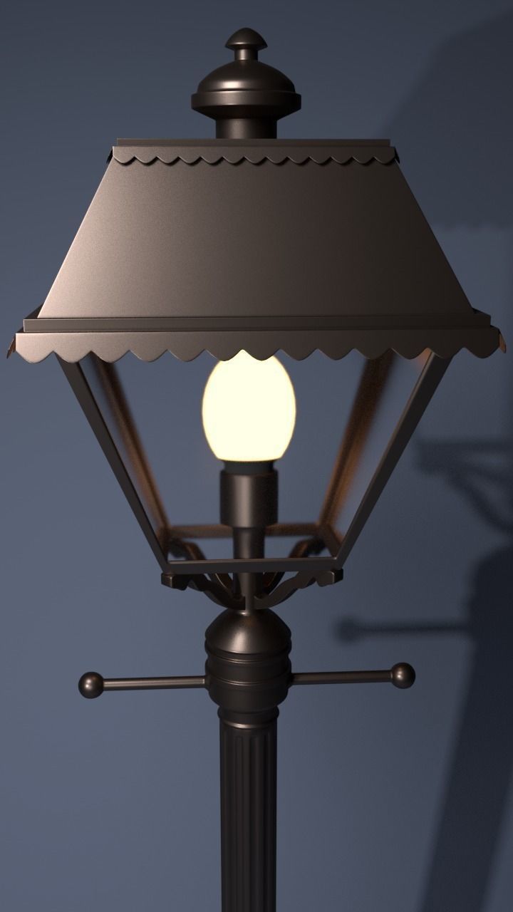 Street Lamp 3D model_1