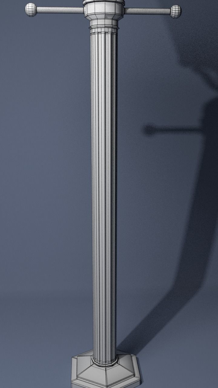 Street Lamp 3D model_7