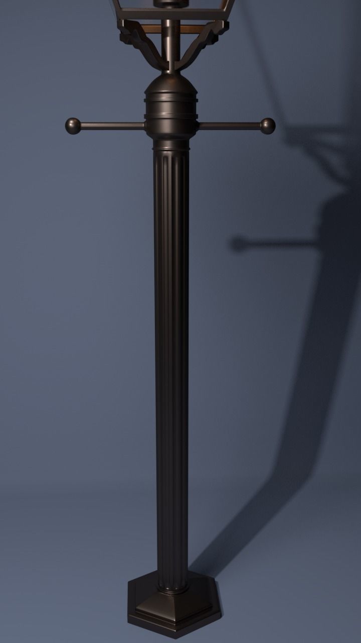 Street Lamp 3D model_5