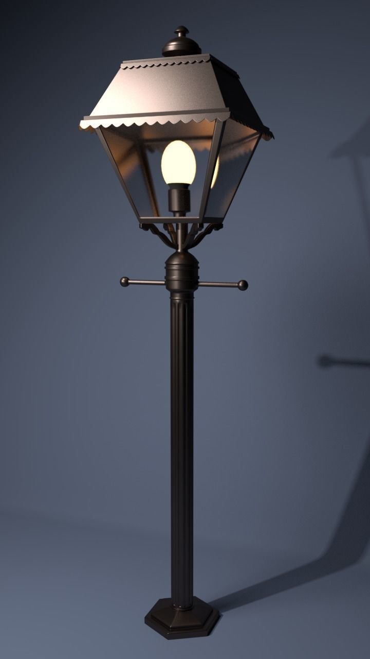 Street Lamp 3D model_4