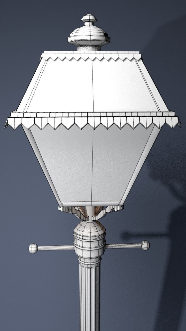 Street Lamp 3D model_6
