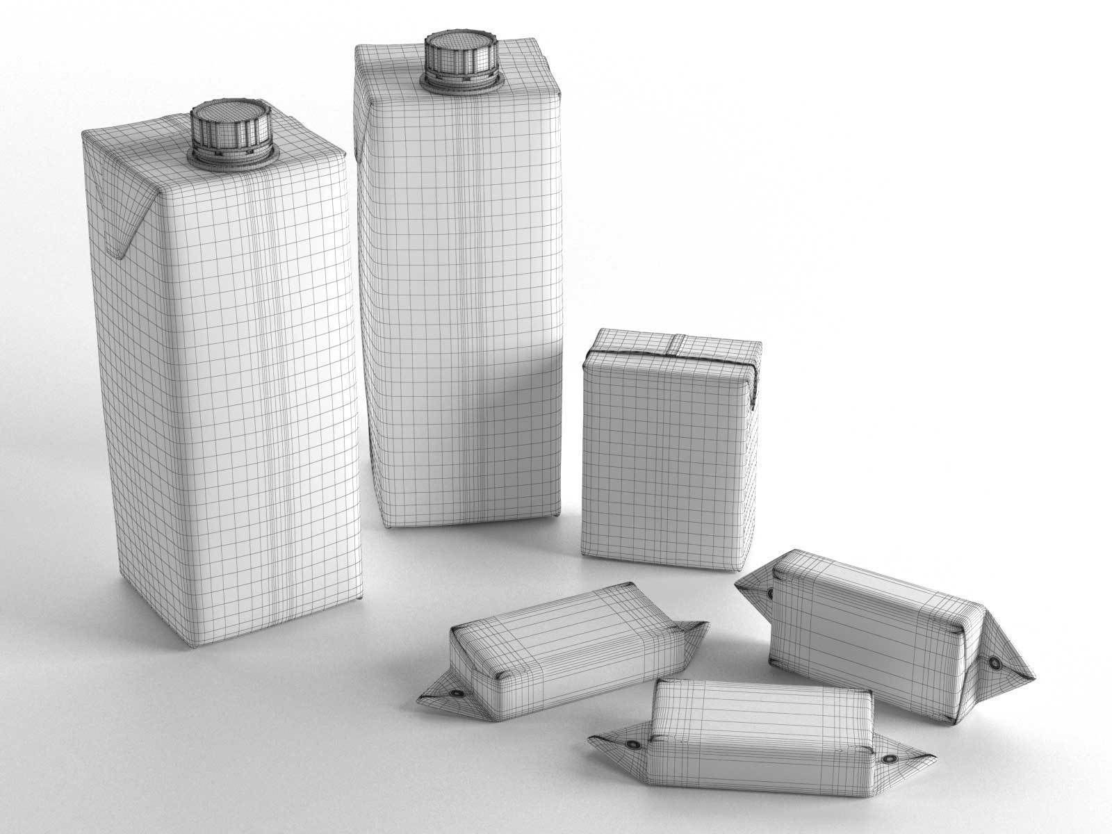 Milk and Butter 3D model_3