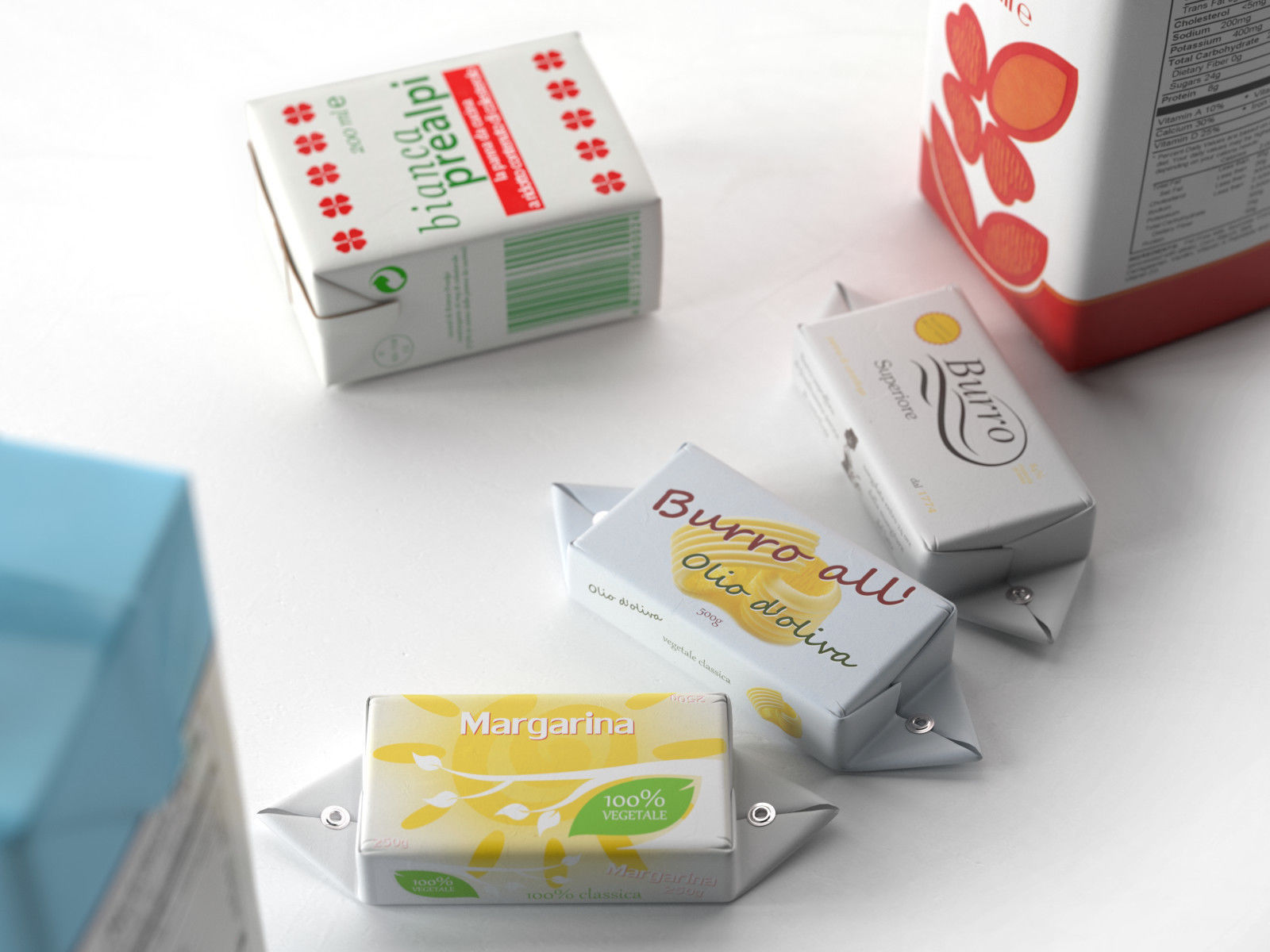 Milk and Butter 3D model_1