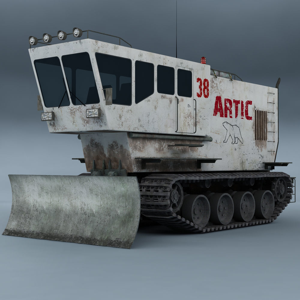 Polar transporter V1 white 3D model_9