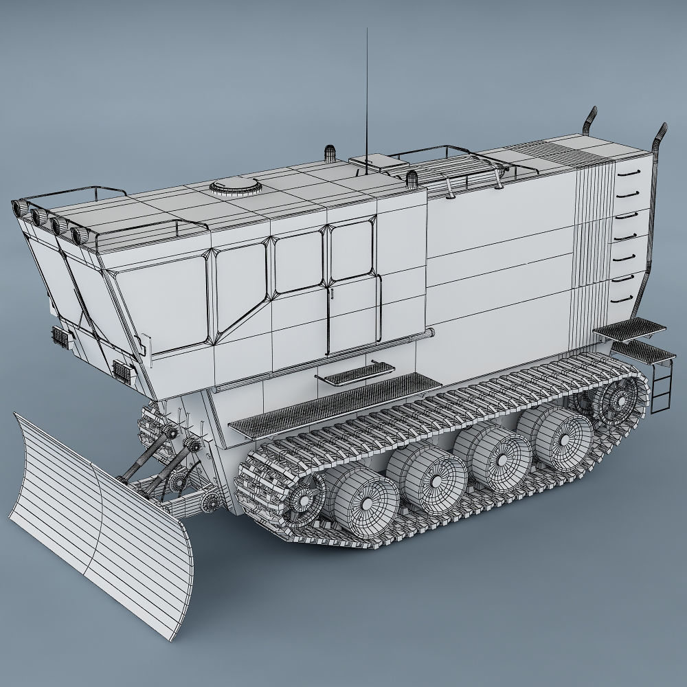 Polar transporter V1 white 3D model_10
